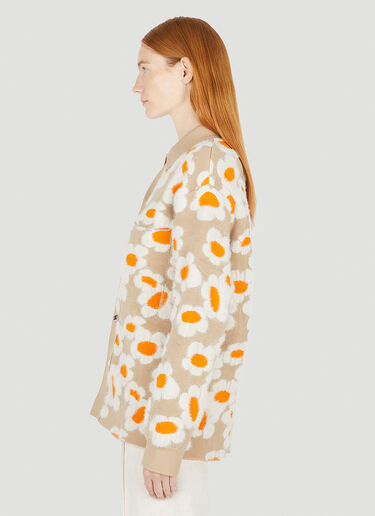Jacquemus 르 슈미즈 니브 플뢰르 스웨터 베이지 jac0250128