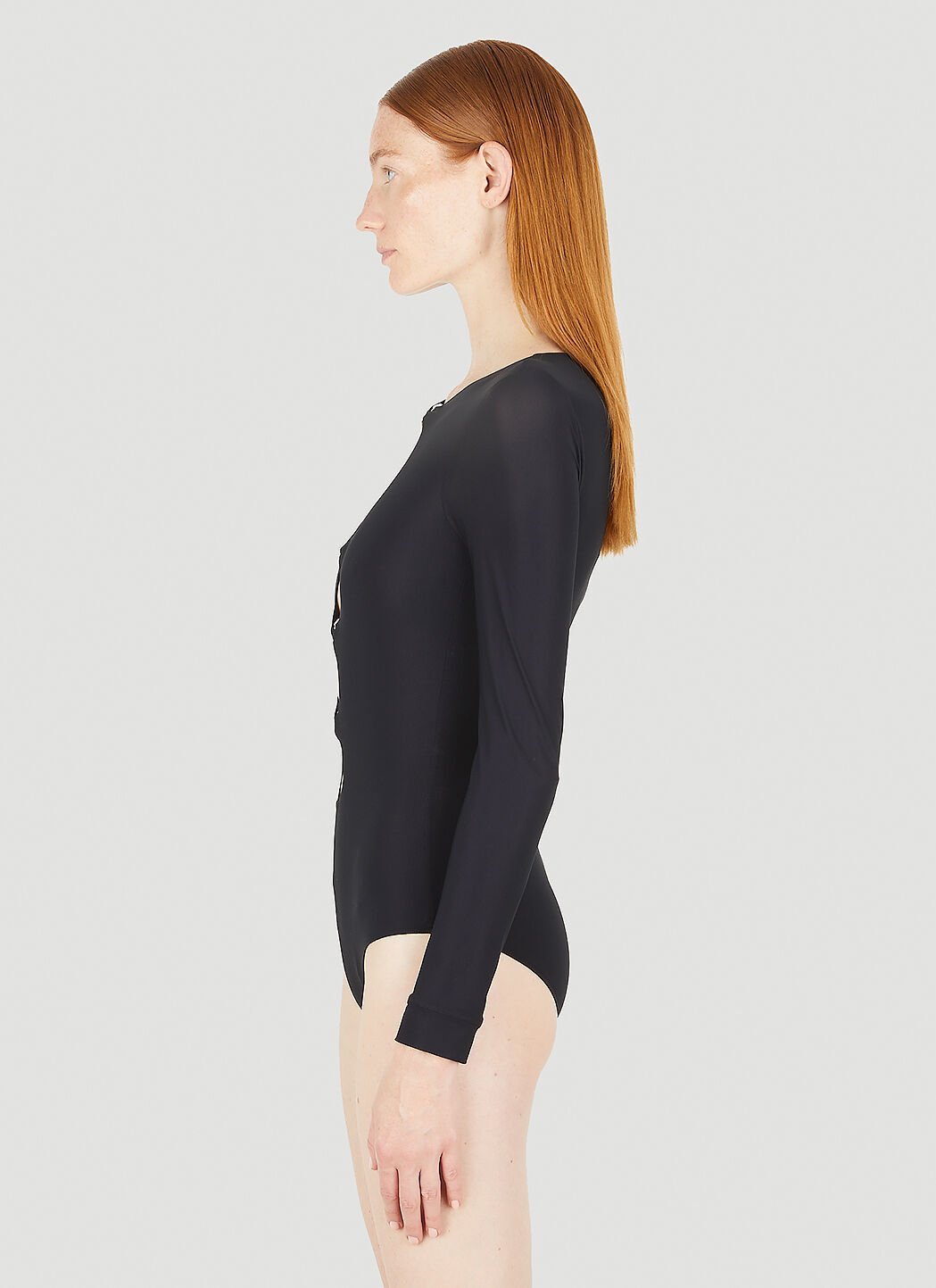 Cut Out Chain Link Bodysuit
