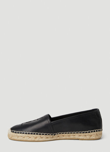 Saint Laurent YSL Monogram Espadrilles Black sla0151041