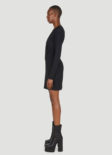 Corset Mini Dress Versace Corset Mini Dress Black vrs0250007