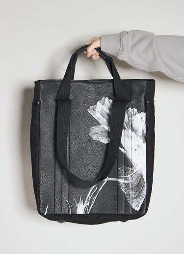 Y-3 Graphic Print Tote Bag Black yyy0356019