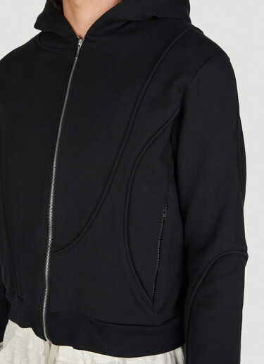 Mainline:RUS/Fr.CA/DE Piping Hooded Sweatshirt Black mai0352007
