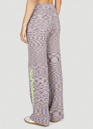 Aries No Problemo Space Dye Knit Pants Purple ari0252008