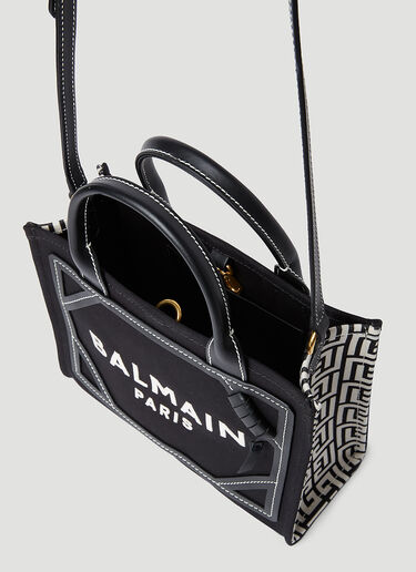 Balmain B-Army Monogram Small Tote Bag Black bln0253029
