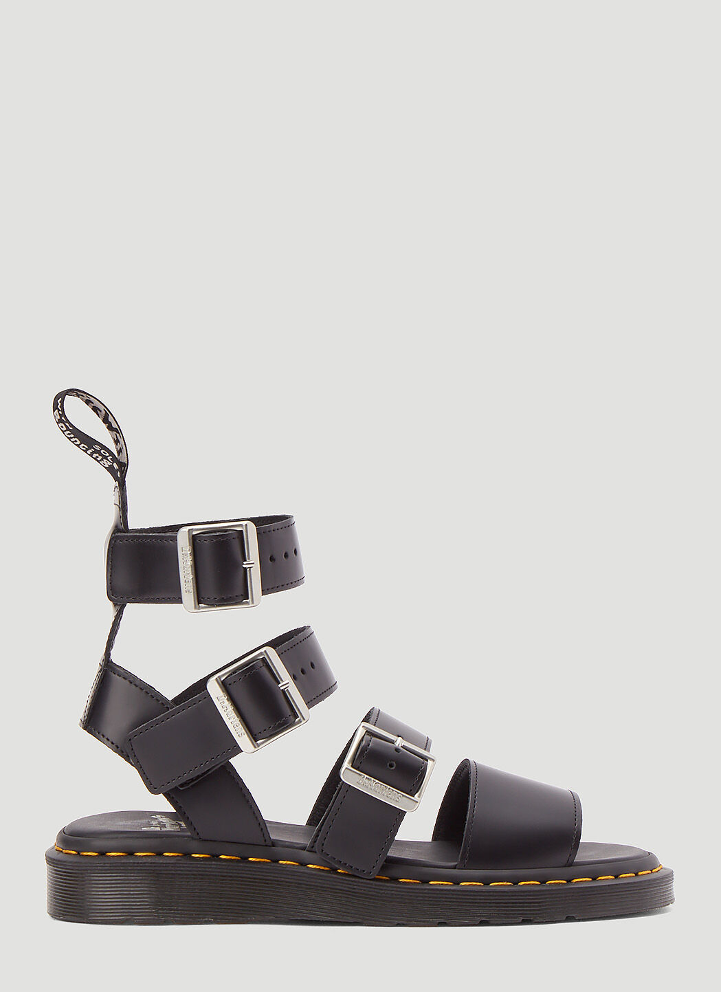 Rick Owens Black X Dr Martens Gryphon Sandals LN CC