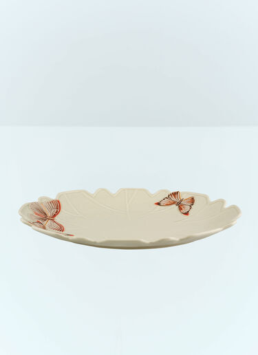 Bordallo Pinheiro Cloudy Butterflies Oval Platter Cream wps0691269