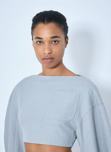 LN-CC® - Jacquemus: Le Haut Casaco Top - Grey Jacquemus Le Haut Casaco Top Grey jac0258070