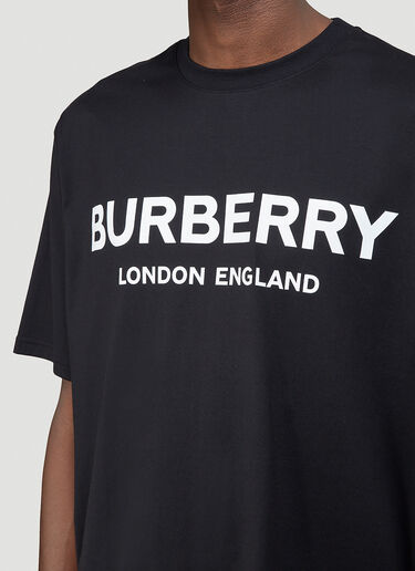 Burberry [레치포드] 로고 티셔츠 블랙 bur0143015