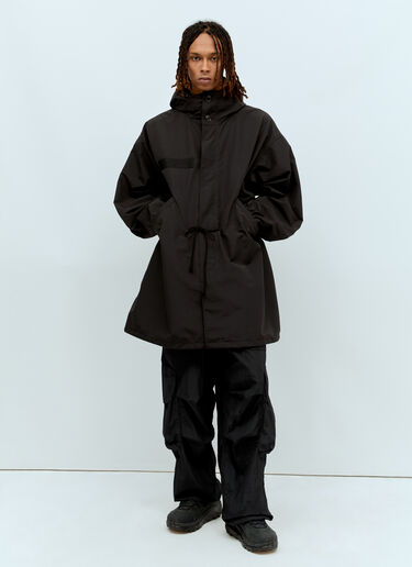 Junya Watanabe x Carhartt リップストップ コート ブラック jwn0156010