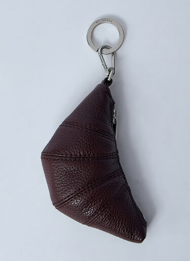 Lemaire Mini Croissant Keyring Brown lem0360003