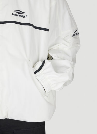 Balenciaga 로고 모티프 트랙 재킷 화이트 bal0154010