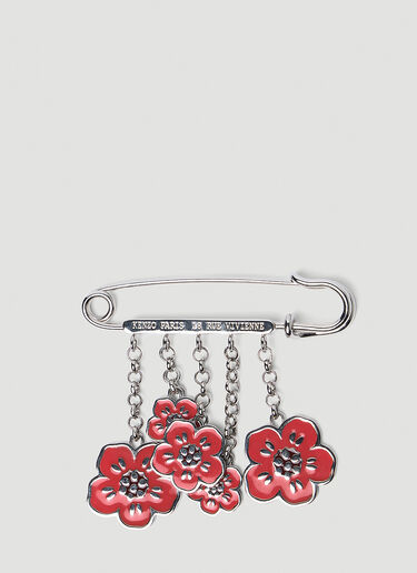 Boke Flower Brooch Kenzo Boke Flower Brooch Red knz0253025
