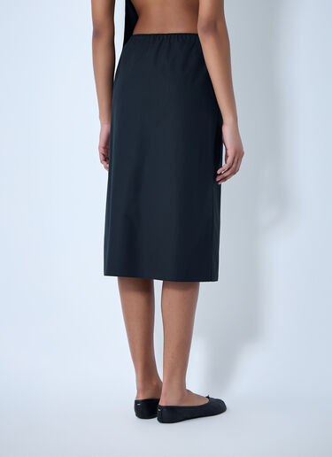 RIER Elasticated Waist Midi Skirt Black rrr0264009