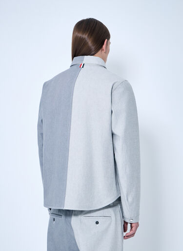 Thom Browne Contrast Utility JAcket Grey thb0158001
