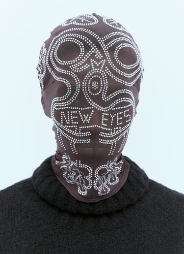 라인스톤 메시 마스크 Walter Van Beirendonck 라인스톤 메시 마스크 그레이 wlt0154039