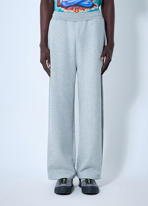 Noah Logo Motif Track Pants Grey noa0160016