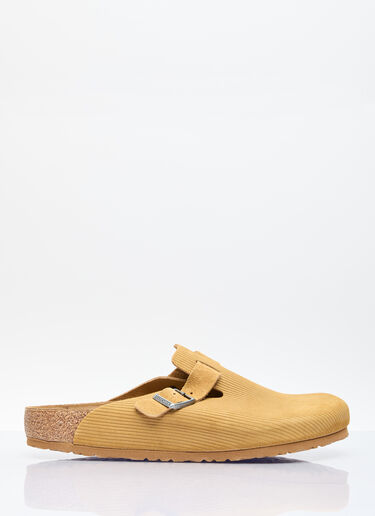 Birkenstock Embossed Boston Mules Yellow brk0156006