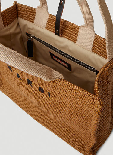 Marni Small Basket Tote Bag Brown mni0251050