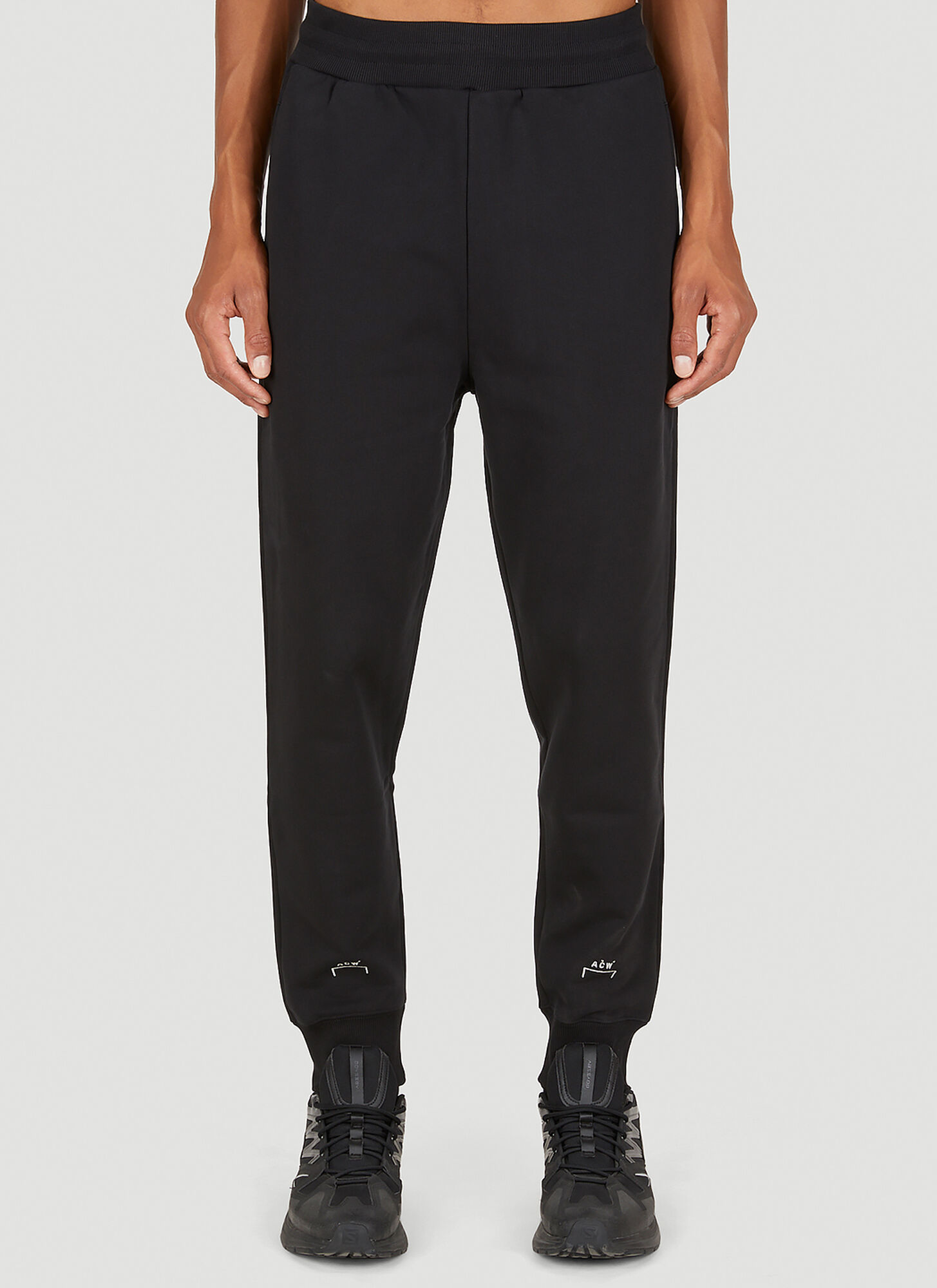 A-cold-wall* Logo Printed Essential Sweatpants In Black
