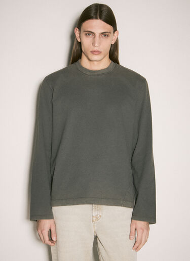 Our Legacy Big Long-Sleeve Sweatshirt Grey our0159002