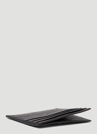 Thom Browne Foil Stamped Logo Card Holder Black thb0349000