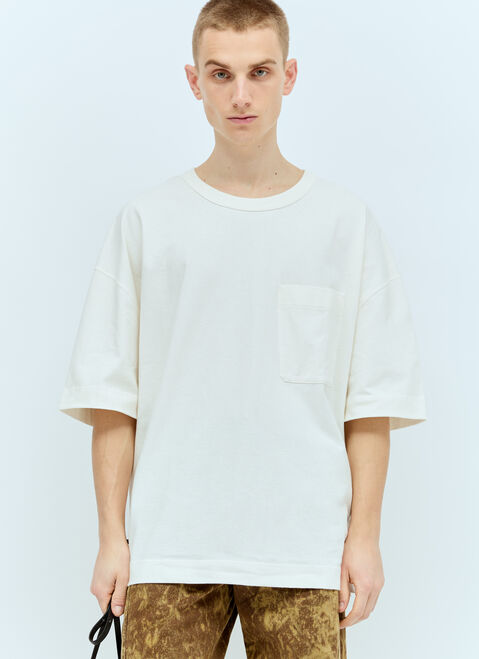 Lemaire Boxy T-Shirt White lem0156011