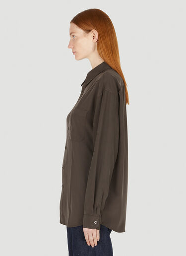 Lemaire 标准领衬衫 棕 lem0248005