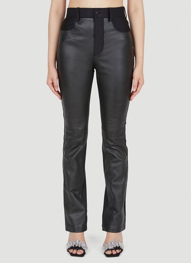 Alexander Wang Coated Pants Black awg0249033