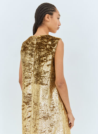 Louane Maxi Dress The Row Louane Maxi Dress Gold row0258004