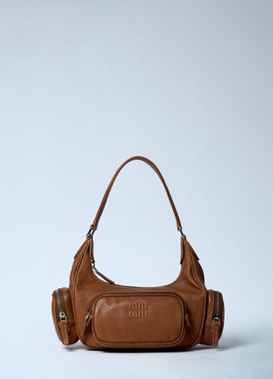 Miu Miu Pocket Handbag Camel miu0262116