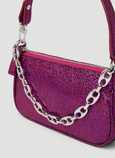Mini Rachel Disco Dot Shoulder Bag BY FAR Mini Rachel Disco Dot Shoulder Bag Purple byf0251017