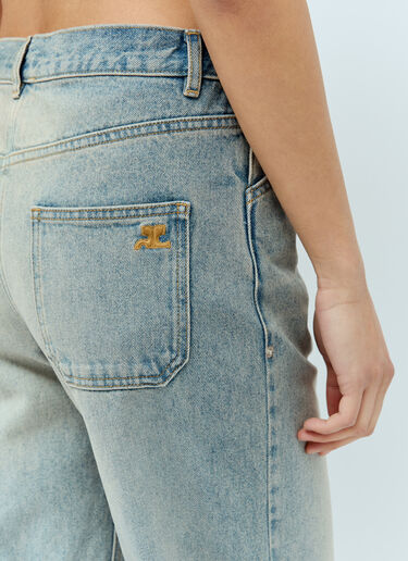 Courrèges Sailor 宽松牛仔裤  蓝色 cou0255010