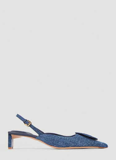 Jacquemus Les Chaussures Duelo 猫跟鞋 蓝色 jac0251063