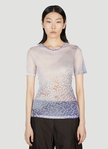Floral Print T-Shirt Our Legacy Floral Print T-Shirt Lilac our0253002