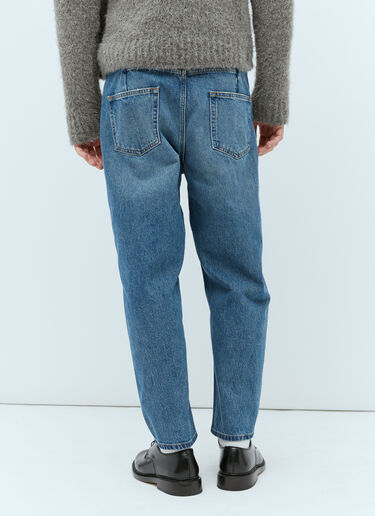 A.P.C. x JWA テーパードディストレスジーンズ  ブルー apc0154009