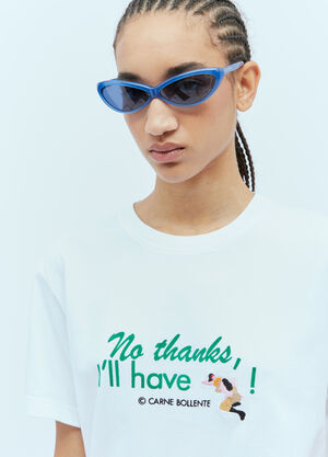 Carne Bollente No Thanks Tシャツ ホワイト cbn0354003