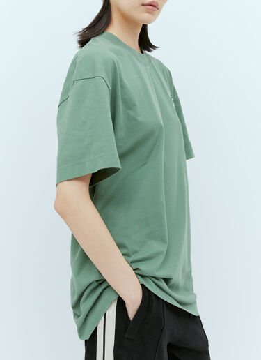 Moncler x Palm Angels Logo Patch T-Shirt Green mpa0355011