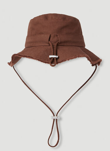 Jacquemus Le Bob Artichaut Hat Brown jac0151037