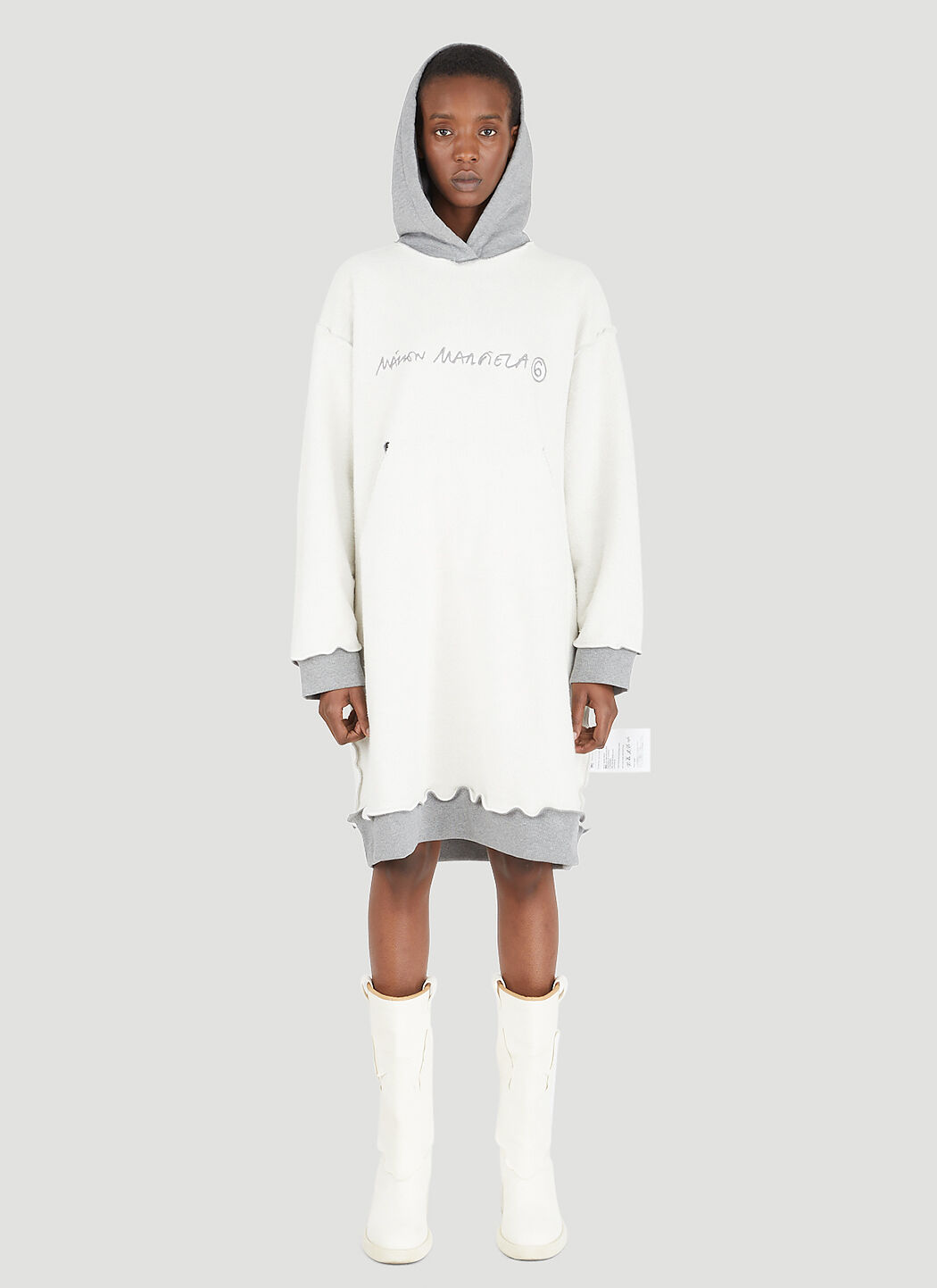 Mm6 top sweatshirt dress
