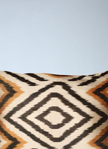 Les-Ottomans Geometric Patterned Cushion Multicolour wps0692042