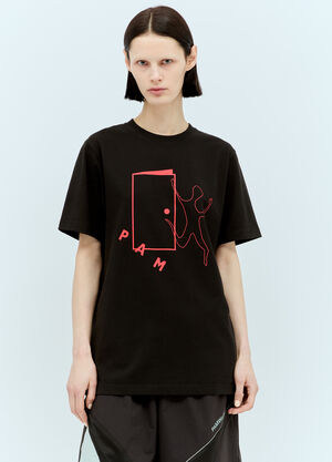 Max Mara Open Doors T-Shirt White max0257029