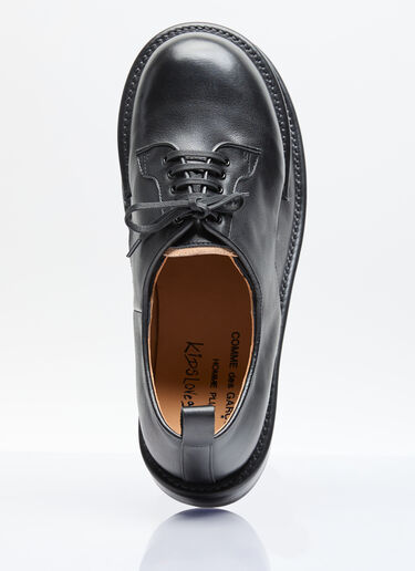 Comme des Garçons Homme Plus Double-Footed Derby Shoes Black hpl0156006