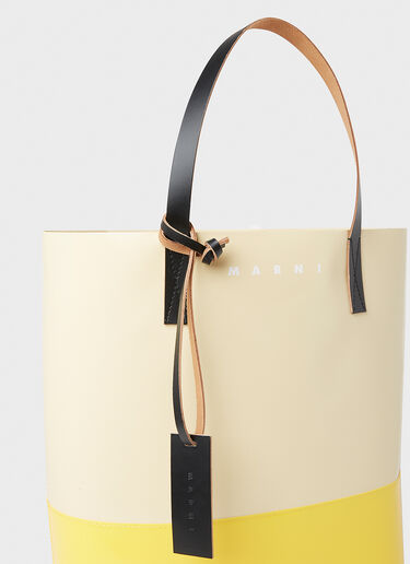 Marni Logo Shopping Tote Bag Cream mni0152020