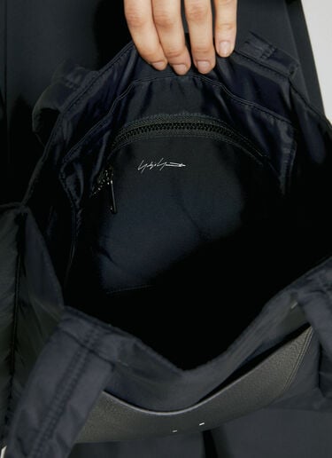 Y-3 Sac Cabas de Luxe avec Logo Imprimé Noir yyy0356027
