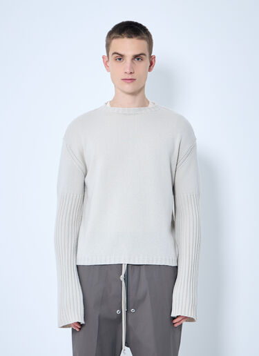 Rick Owens Dinge Cashmere Sweater Beige ric0159014