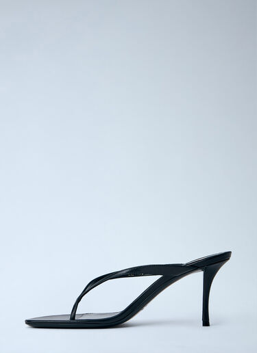 Saint Laurent Sue Thong Sandals Black sla0263045