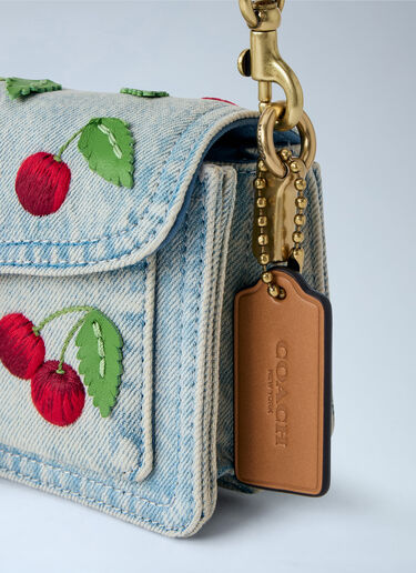 Tabby Shoulder Bag 20 With Cherry Embroidery Coach Tabby Shoulder Bag 20 With Cherry Embroidery Blue coa0264026