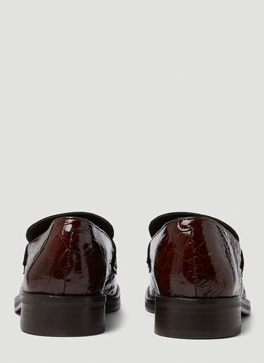 Martine Rose Square Roxy Loafers Brown mtr0142023