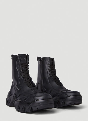 Boccaccio Lace Up Boots Rombaut Boccaccio Lace Up Boots Black rmb0350006