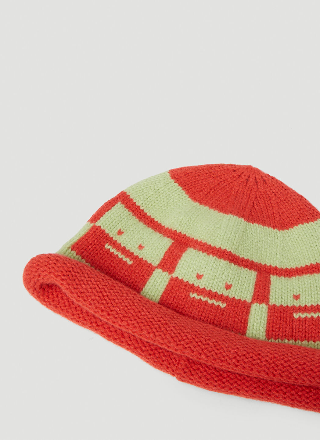 Acne Studios Checkerboard Face Beanie Hat LN CC